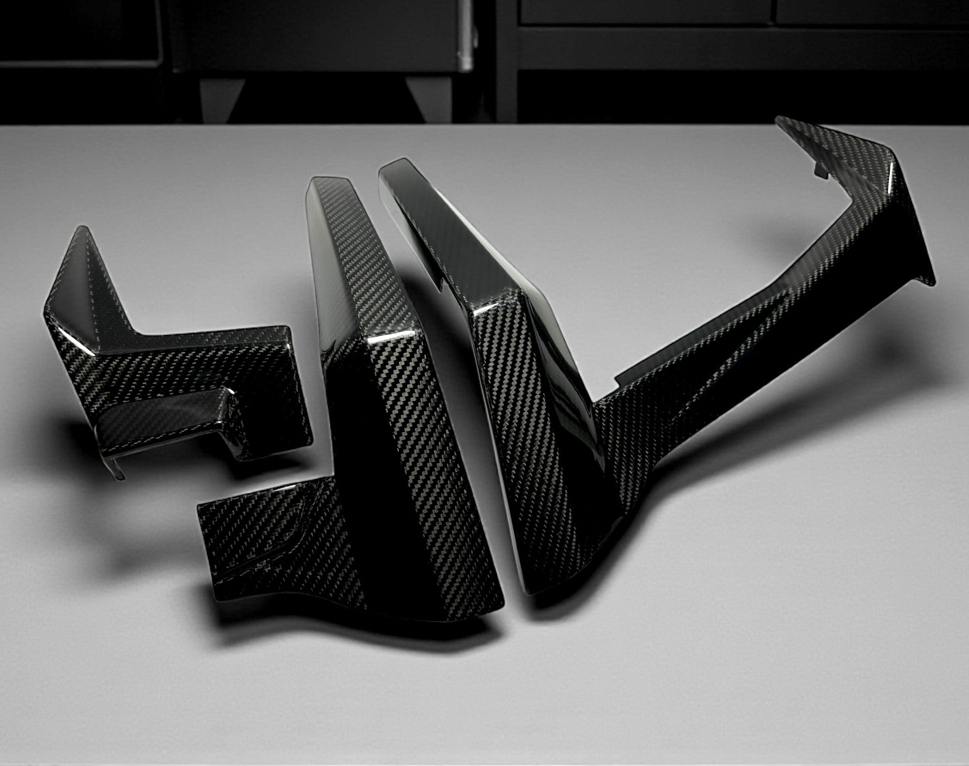 2020-24 POLARIS RZR PRO XP / PRO R CARBON FIBER DASH TRIM KIT ( 3
