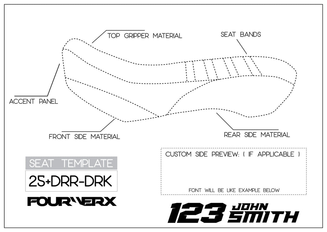 2025+ DRR DRK ATV CUSTOM SEAT COVER | LIVE PREVIEW