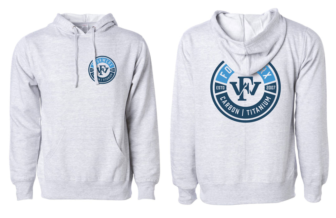 FOURWERX MONO HOODIE HEATHER GREY - MTO