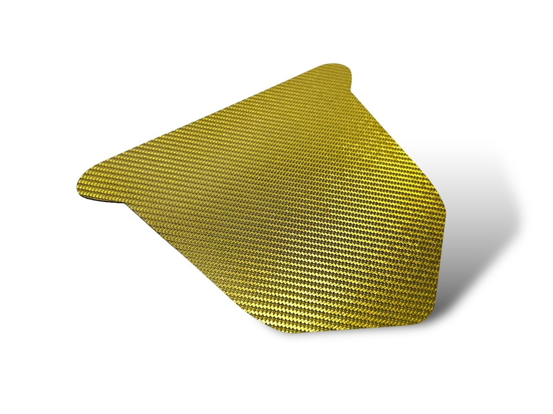UNIVERSAL GOLD HYBRID CARBON FIBER REAR NUMBER PLATE
