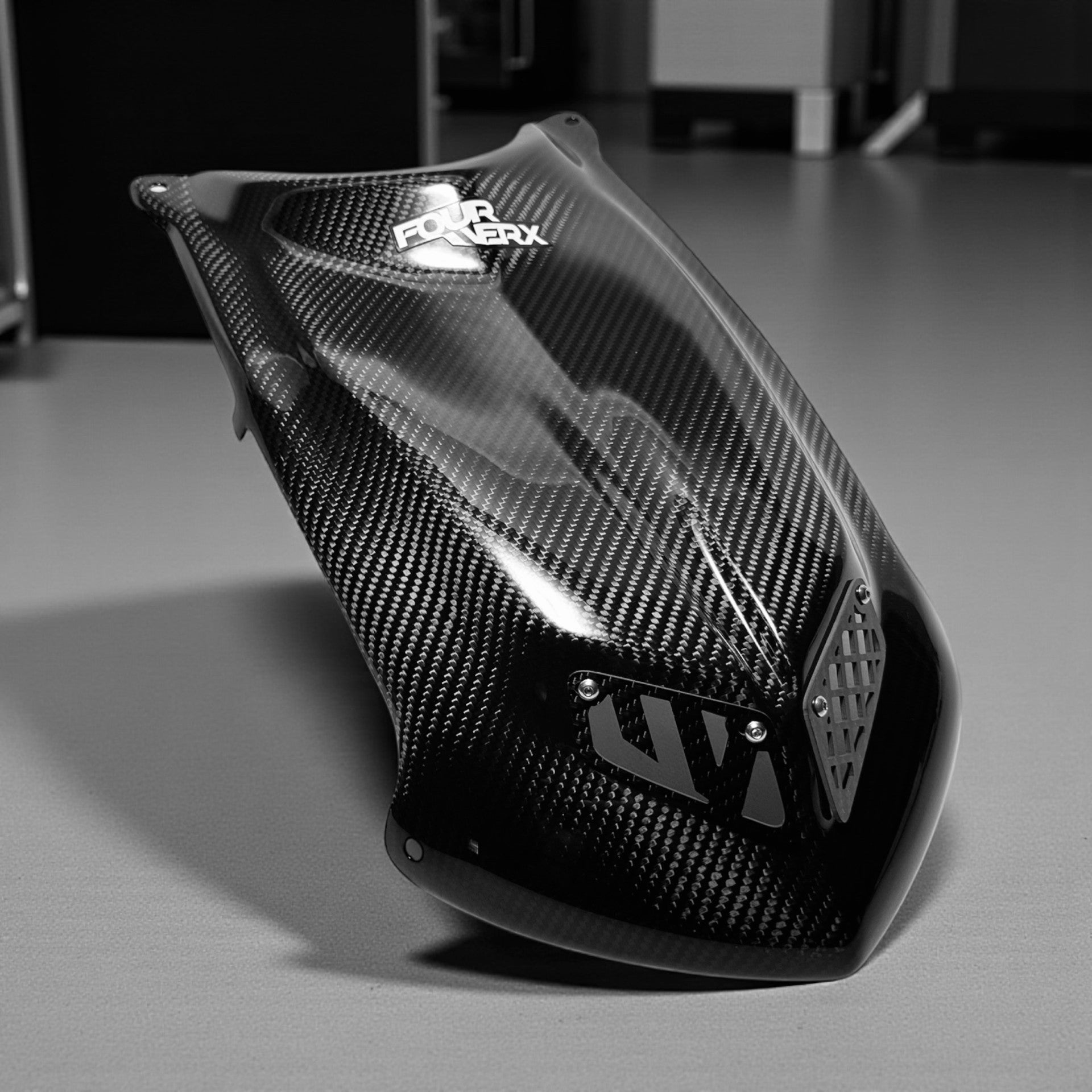 乱暴なぶー様　コーナーカバー600H用 TRX450R 'A58' CARBON FIBER HOOD – FourWerx Carbon - Carbon Fiber