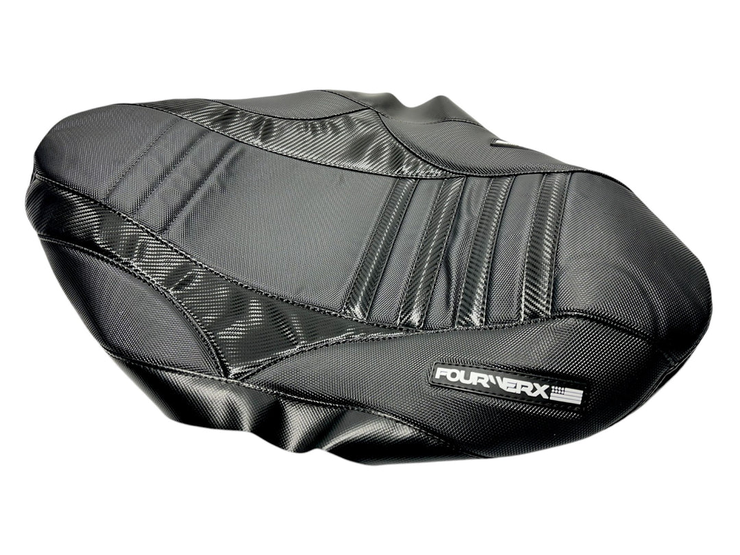 25+ DRR 'DRK' SEAT COVER - BLACK / BLACK CARBON