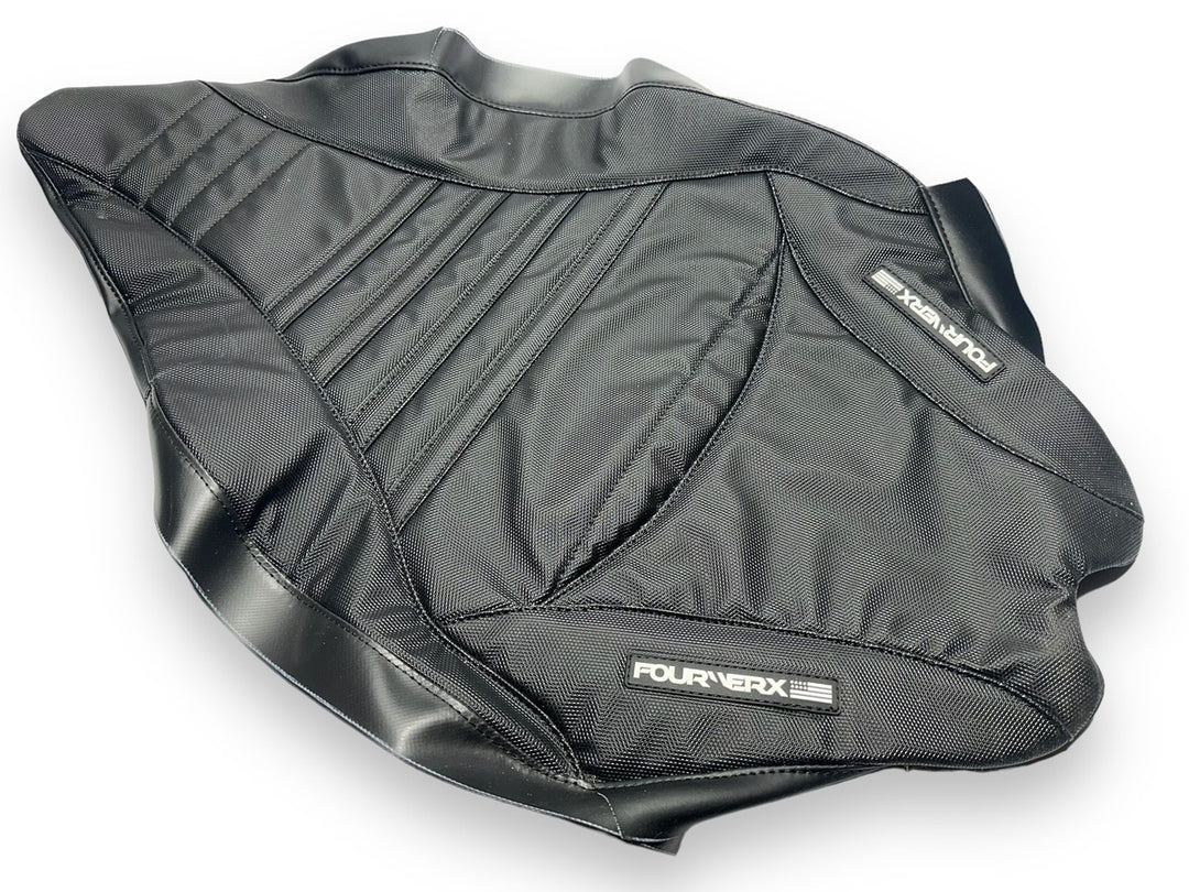 YAMAHA 09+ YFZ450R HUMP SEAT KIT ( COVER & FOAM ) - BLACK GRIPPER