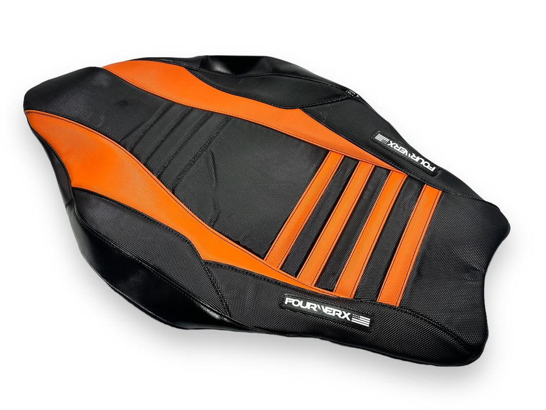HONDA TRX450R v4 SEAT COVER - BLACK / ORANGE