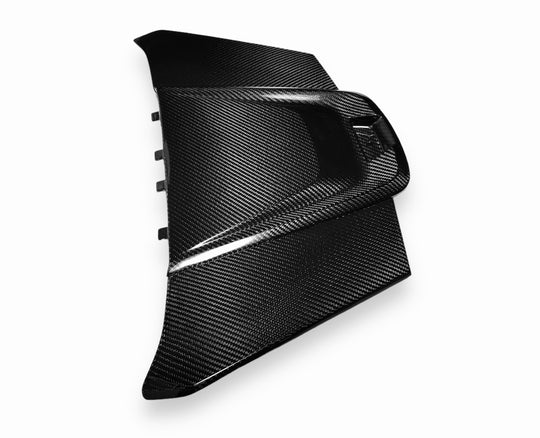 CAN AM MAVERICK R CARBON FIBER 3 PC UPPER CENTER DASH TRIM KIT