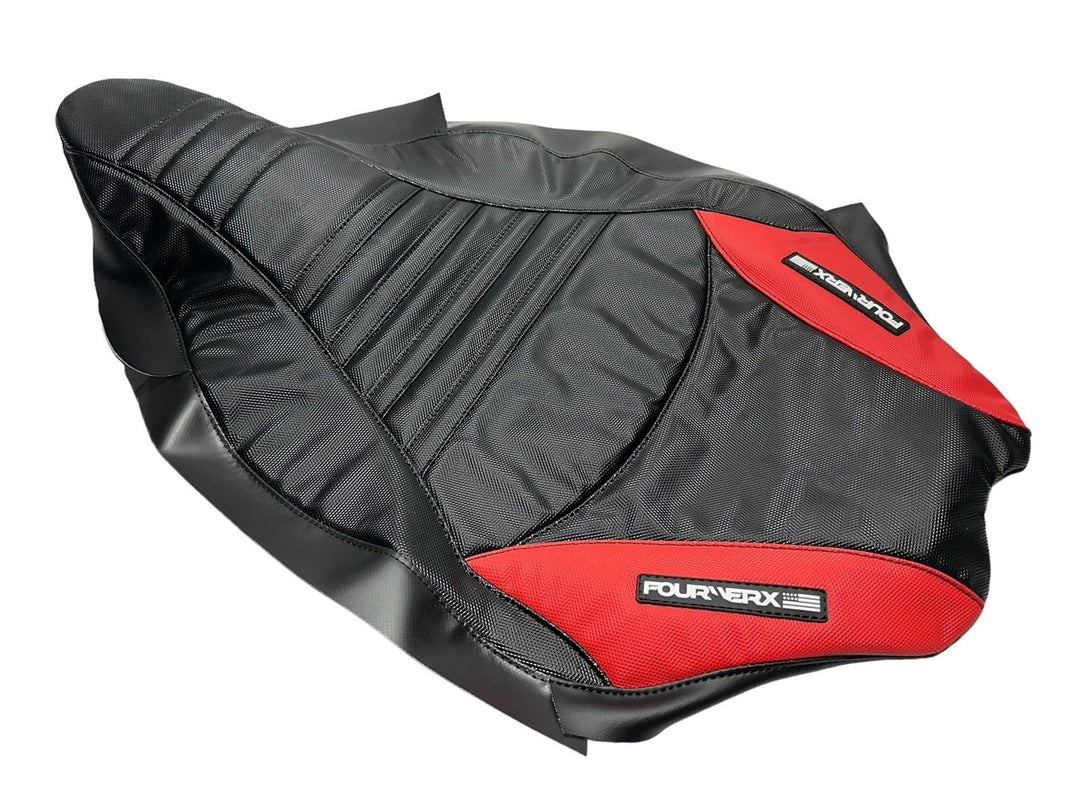 YAMAHA 09+ YFZ450R/X v2 SEAT COVER - BLACK / RED