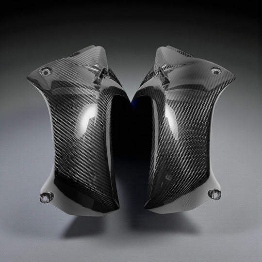 YAMAHA YFZ450R CARBON FIBER RADIATOR SHROUDS