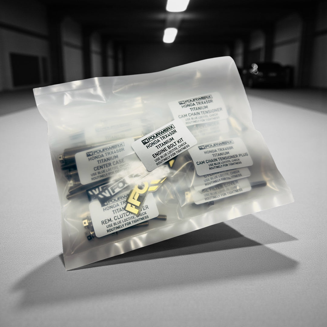 TRX450R 06+ TITANIUM ENGINE BOLT KIT