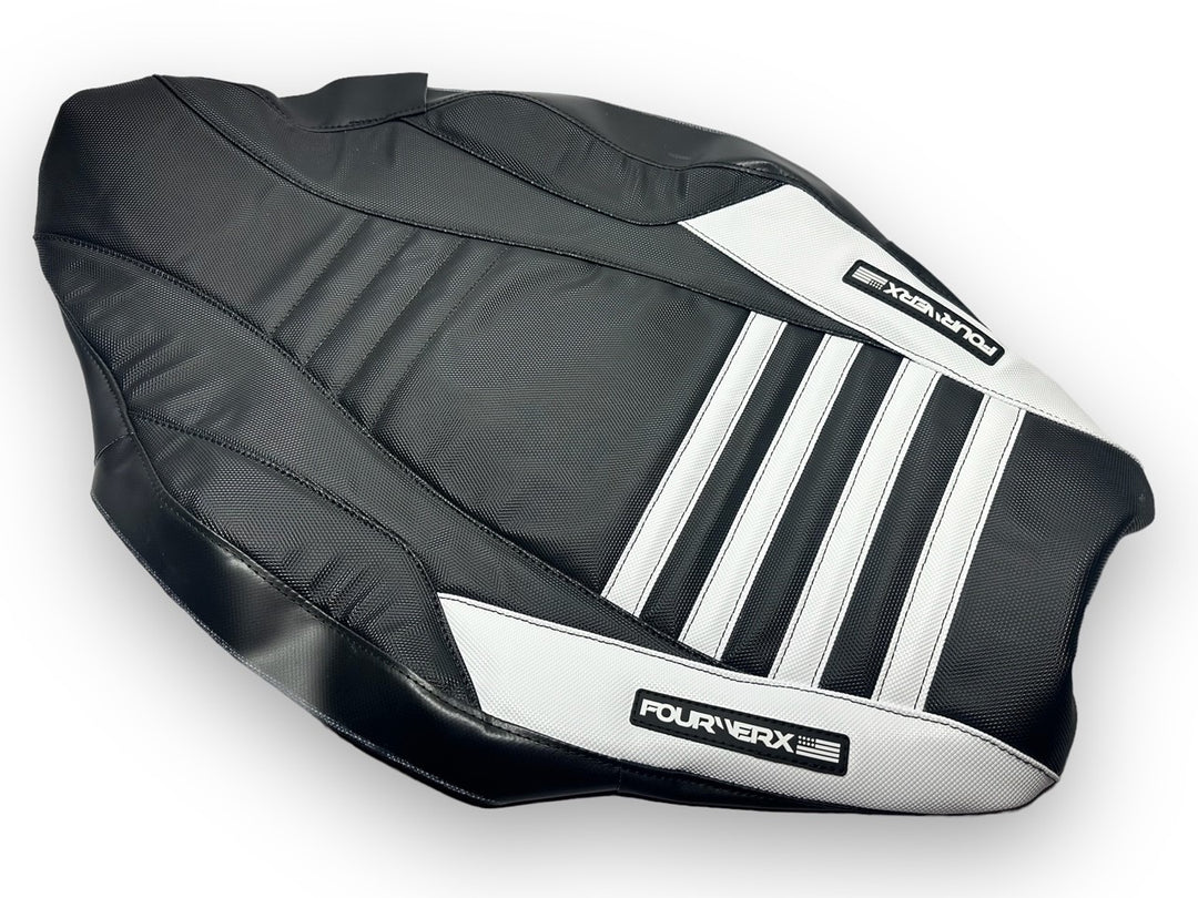 HONDA TRX450R v4 SEAT COVER - BLACK / WHITE