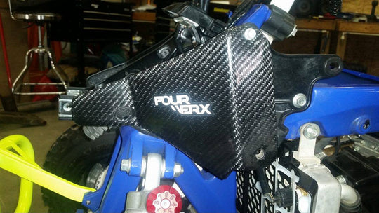 09+ YAMAHA YFZ450R CARBON FIBER HEAD LIGHT ELIMINATOR KIT