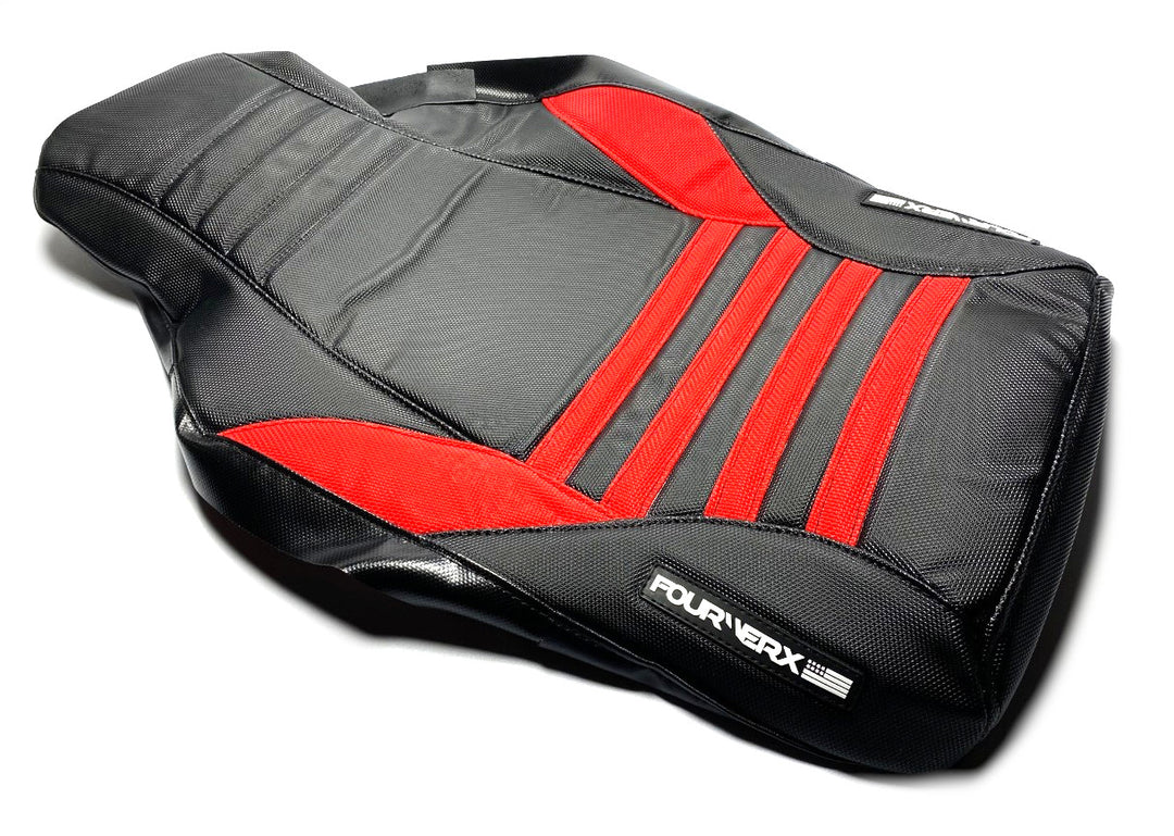HONDA TRX250R 86/87 SEAT COVER - BLACK / RED
