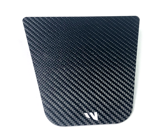 CARBON FIBER FRONT NUMBER PLATE - 'FACTORY 43' BUMPERS