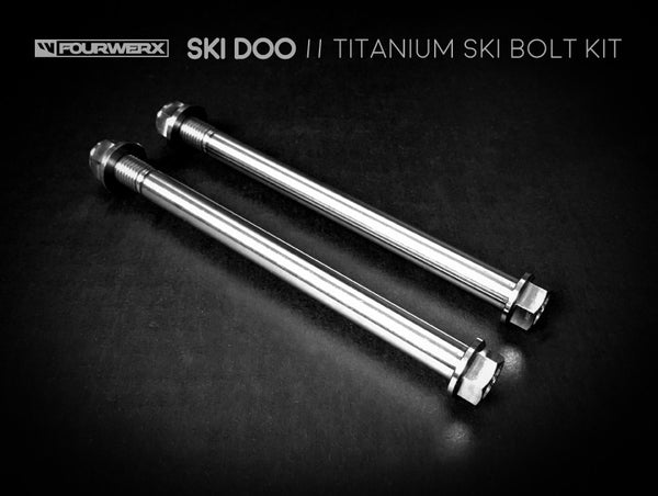 SKI DOO XS/XM/G4 | TITANIUM FRONT SKI BOLT KIT