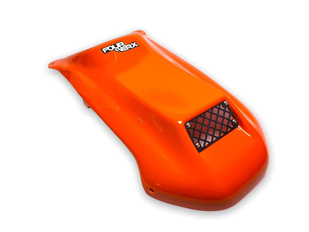 TRX450R 'XR' GLOSS ORANGE PLASTIC HOOD