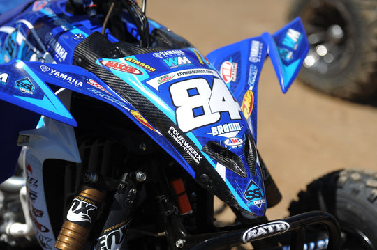 09-13 YFZ450R TWIN SCOOPED CARBON FIBER HOOD