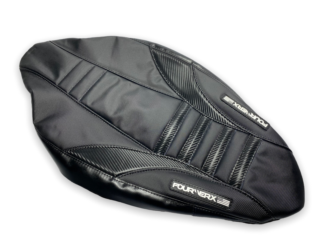 COBRA MINI ATV - SEAT COVER - BLACK / BLACK CARBON