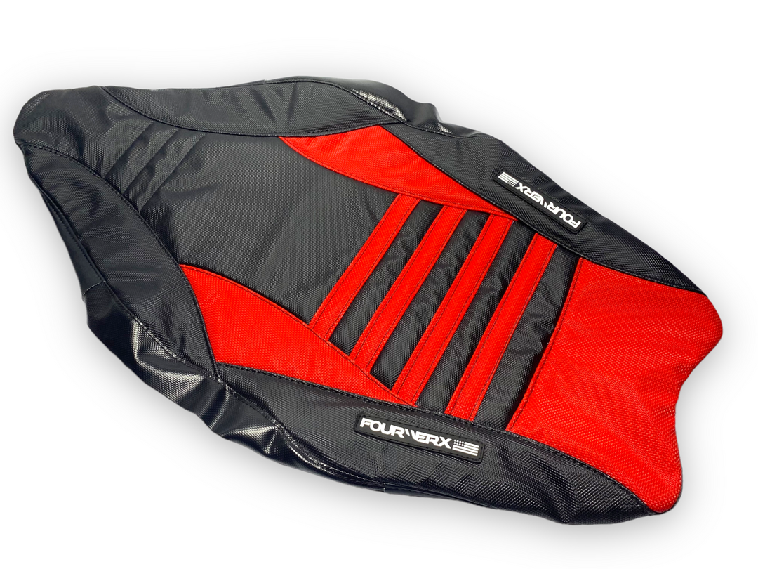 HONDA TRX450R v3 SEAT COVER - BLACK / RED