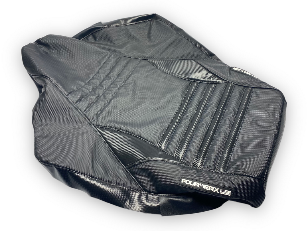 YAMAHA BANSHEE SEAT COVER - BLACK / BLACK CARBON