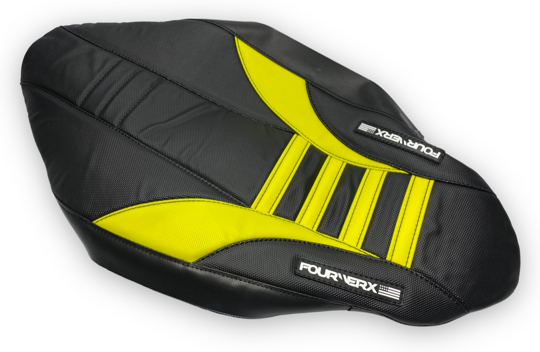 COBRA MINI ATV - SEAT COVER - BLACK / YELLOW
