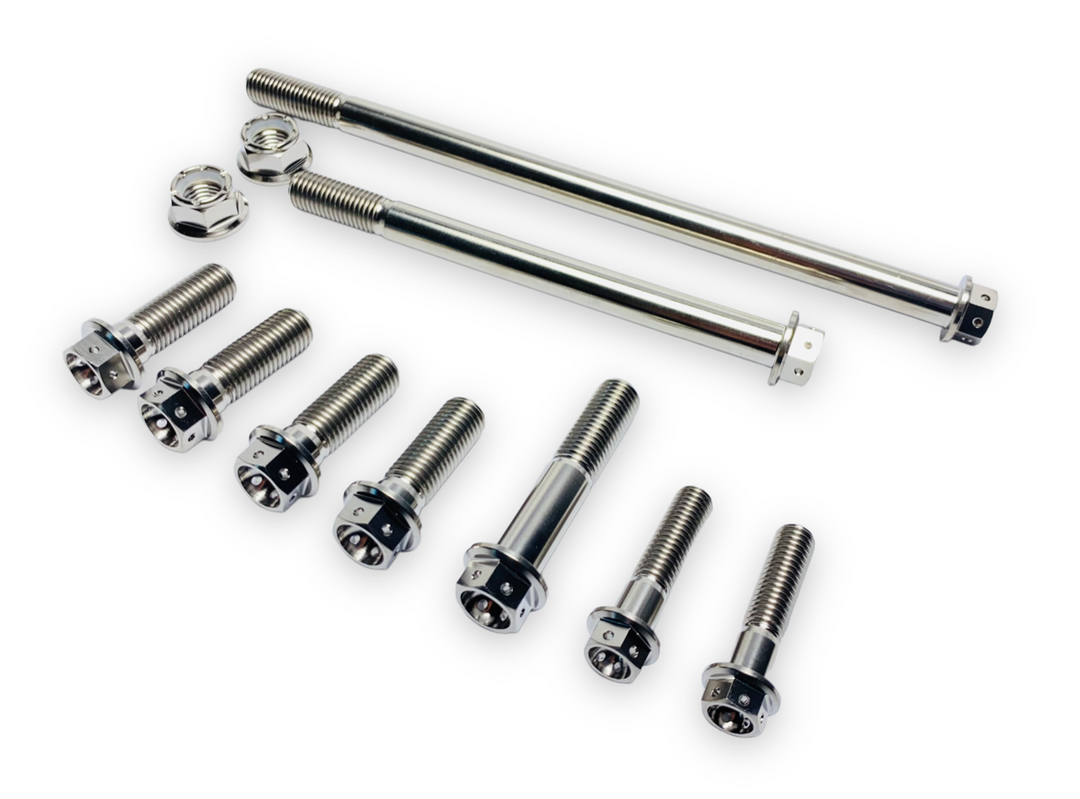 YAMAHA YFZ450R TITANIUM MOTOR MOUNT BOLT KIT
