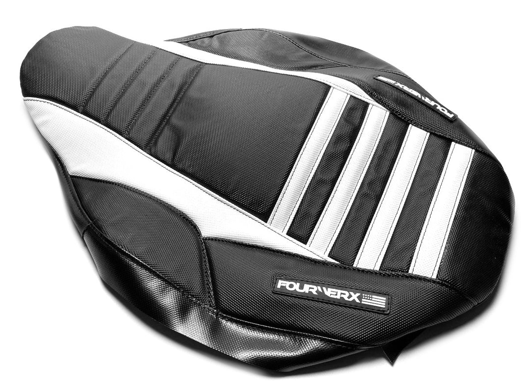 HONDA TRX90 (2006+) SEAT COVER - BLACK / WHITE