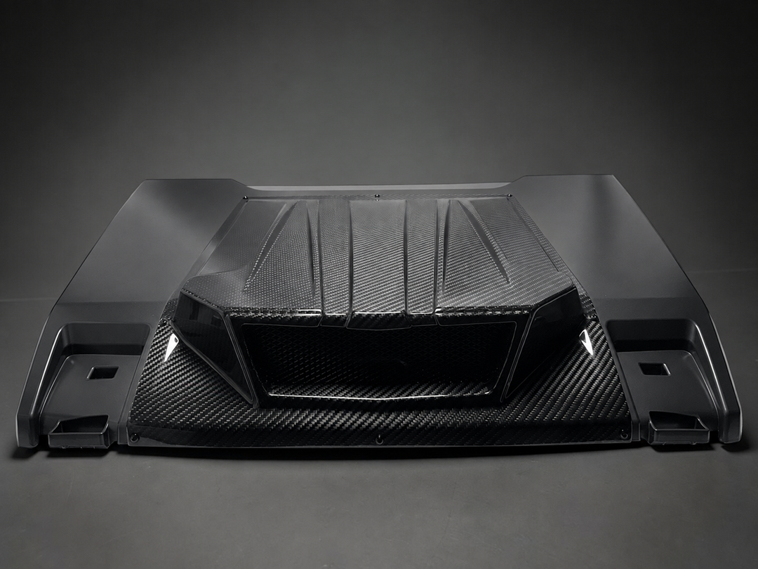 POLARIS XPEDITION CARBON FIBER HOOD SCOOP
