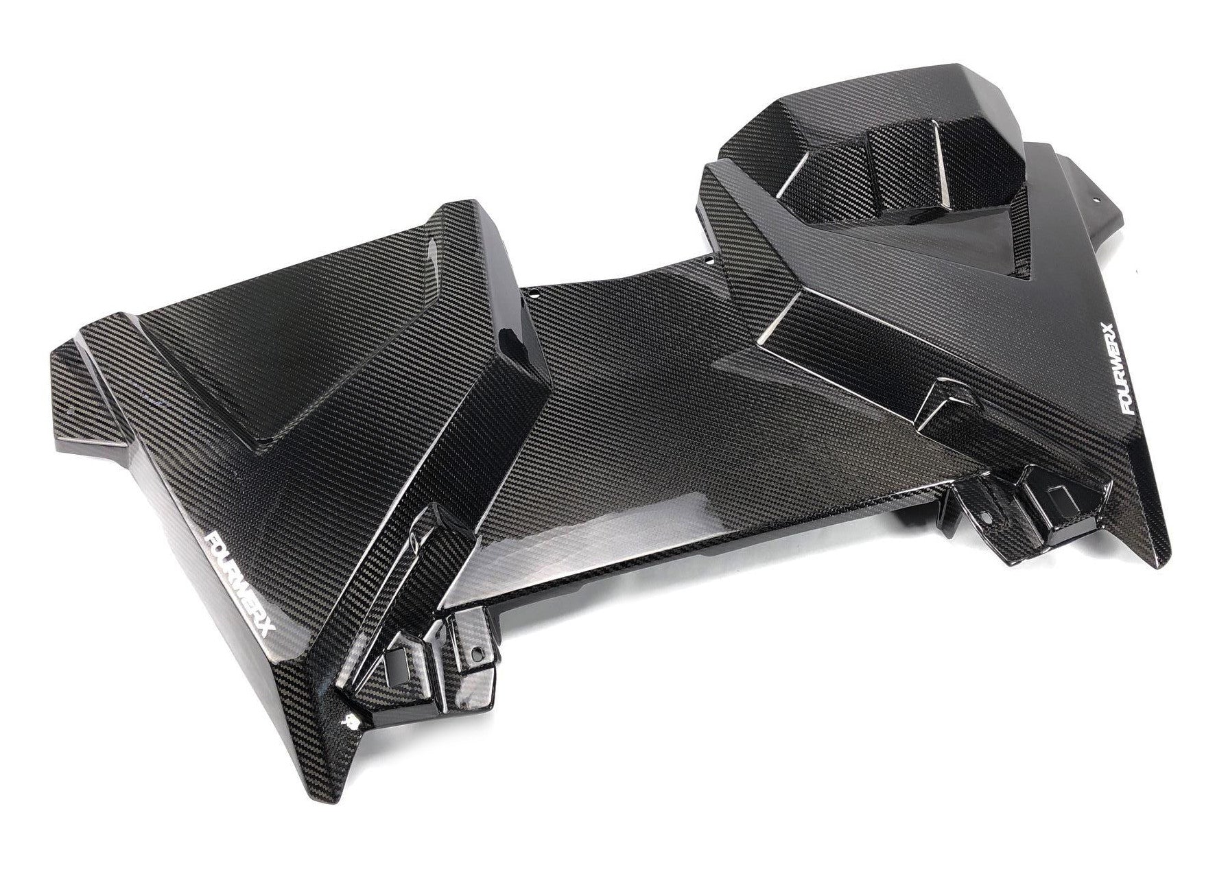 19+ POLARIS RZR / 18+ TURBO S CARBON FIBER UPPER DASH – FourWerx