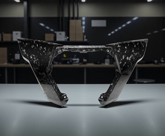 2025+ POLARIS RZR PRO XP / PRO S / PRO R - BUMPER TRIM PANEL -  FORGED CARBON FIBER