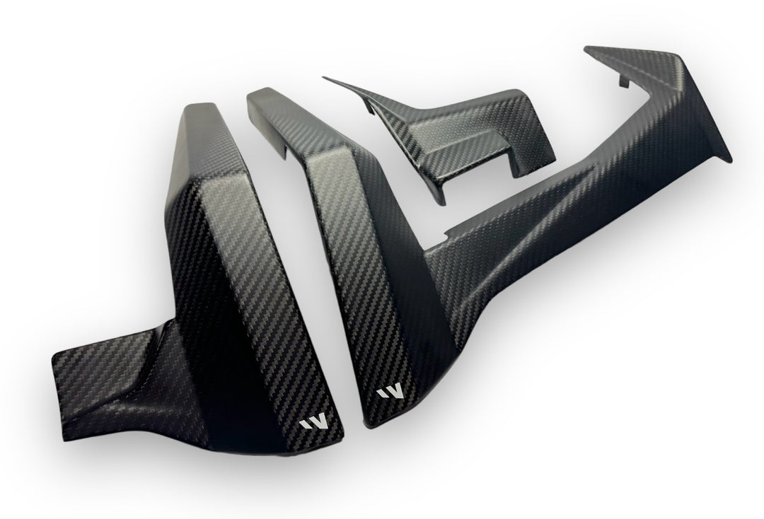 2020-24 POLARIS RZR PRO XP / PRO R CARBON FIBER DASH TRIM KIT ( 3 PC )