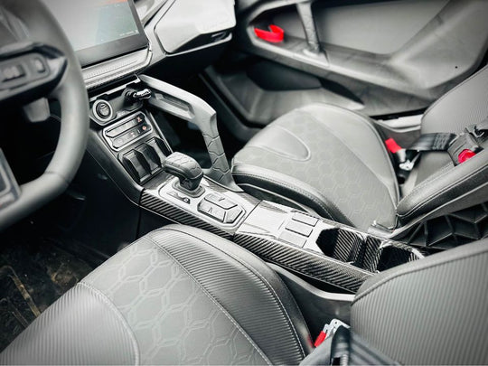 CAN AM MAVERICK R CARBON FIBER - FRONT CENTER CONSOLE