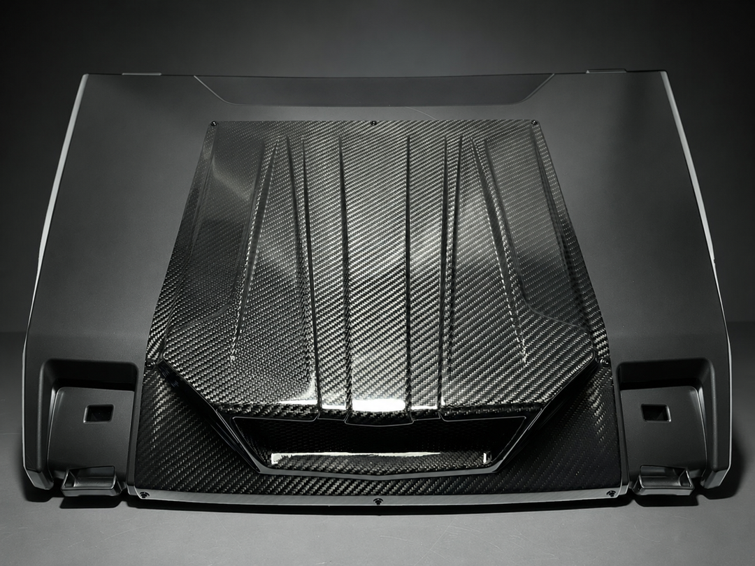 POLARIS XPEDITION CARBON FIBER HOOD SCOOP