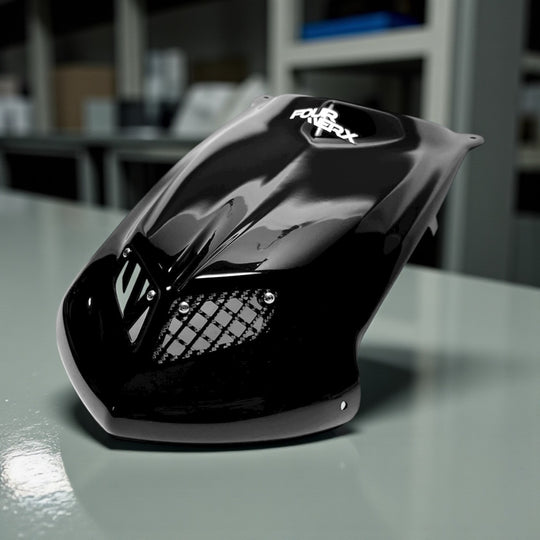 TRX450R 'A58' GLOSS BLACK PLASTIC HOOD