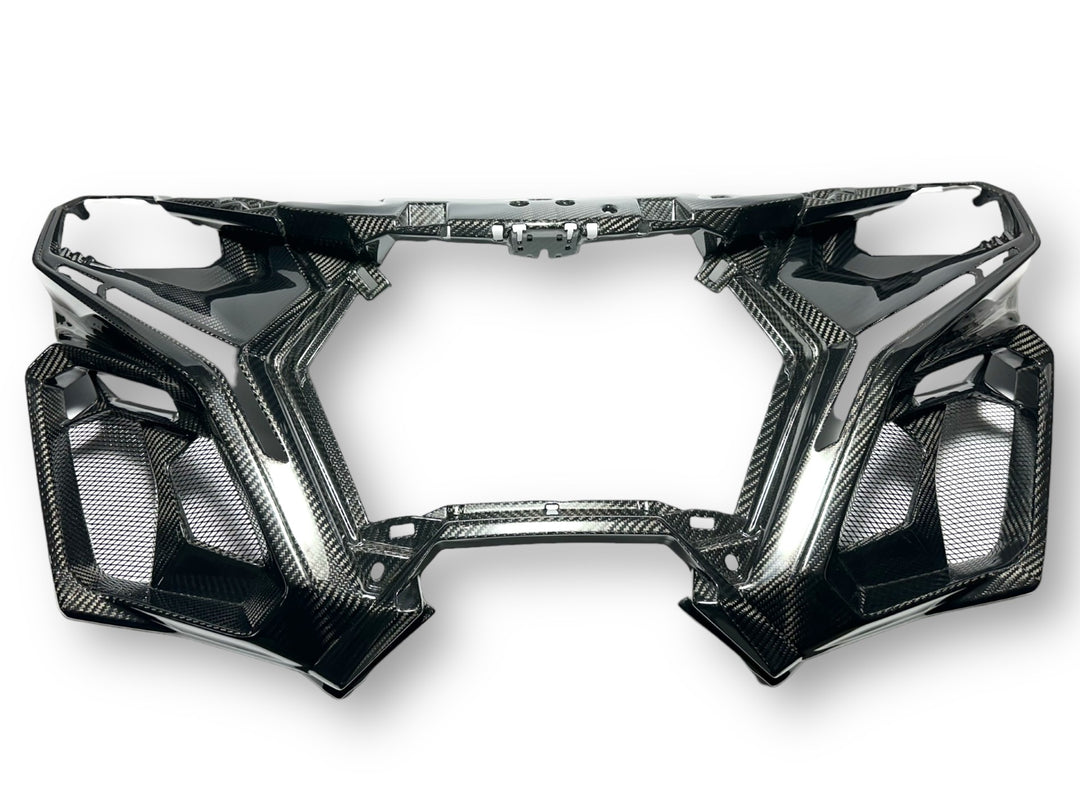 CAN AM MAVERICK R CARBON FIBER FRONT FASCIA ( FULL )