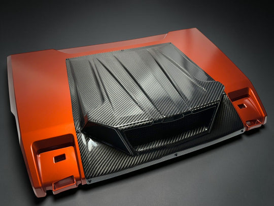 POLARIS XPEDITION CARBON FIBER HOOD SCOOP