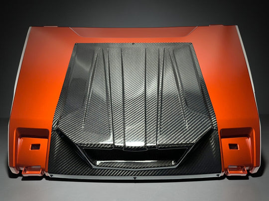 POLARIS XPEDITION CARBON FIBER HOOD SCOOP