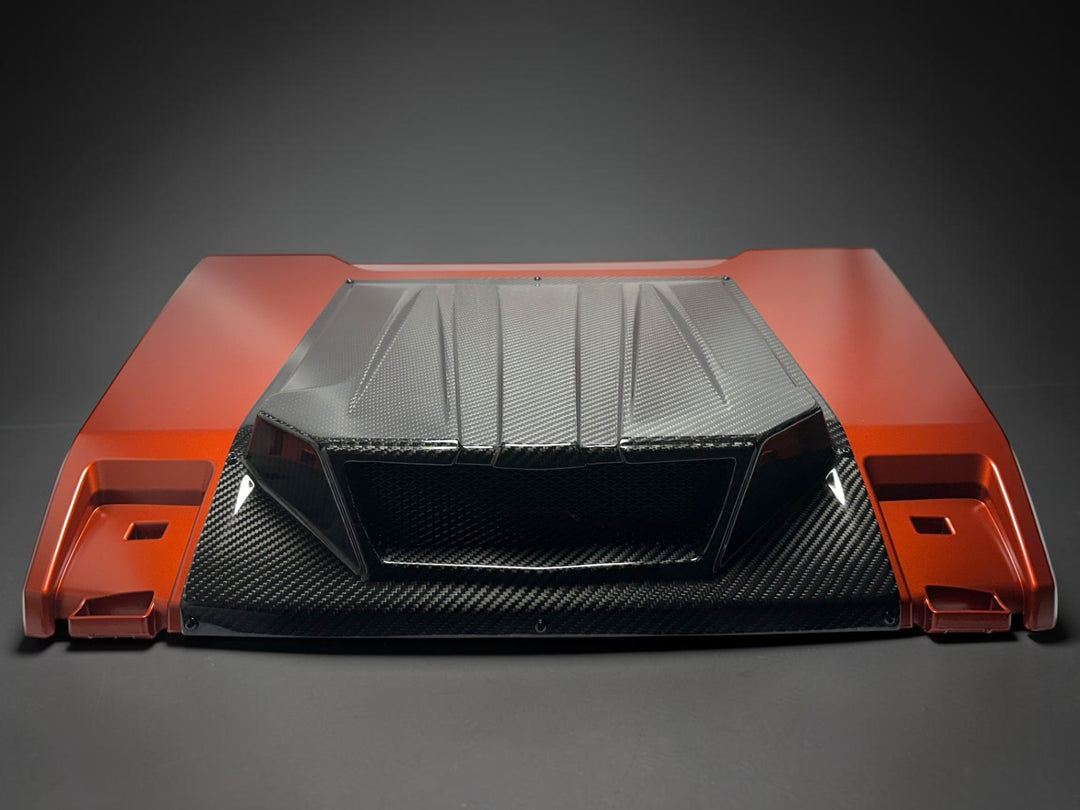 POLARIS XPEDITION CARBON FIBER HOOD SCOOP