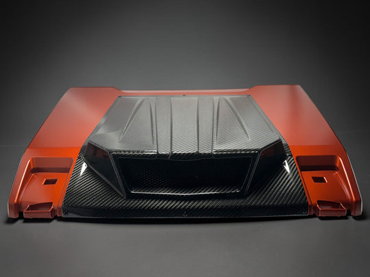 POLARIS XPEDITION CARBON FIBER HOOD SCOOP