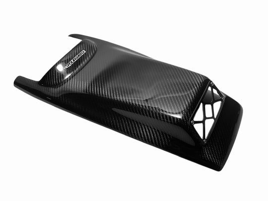 TRX250R SCOOPED CARBON FIBER HOOD - OEM / 2pc Maier