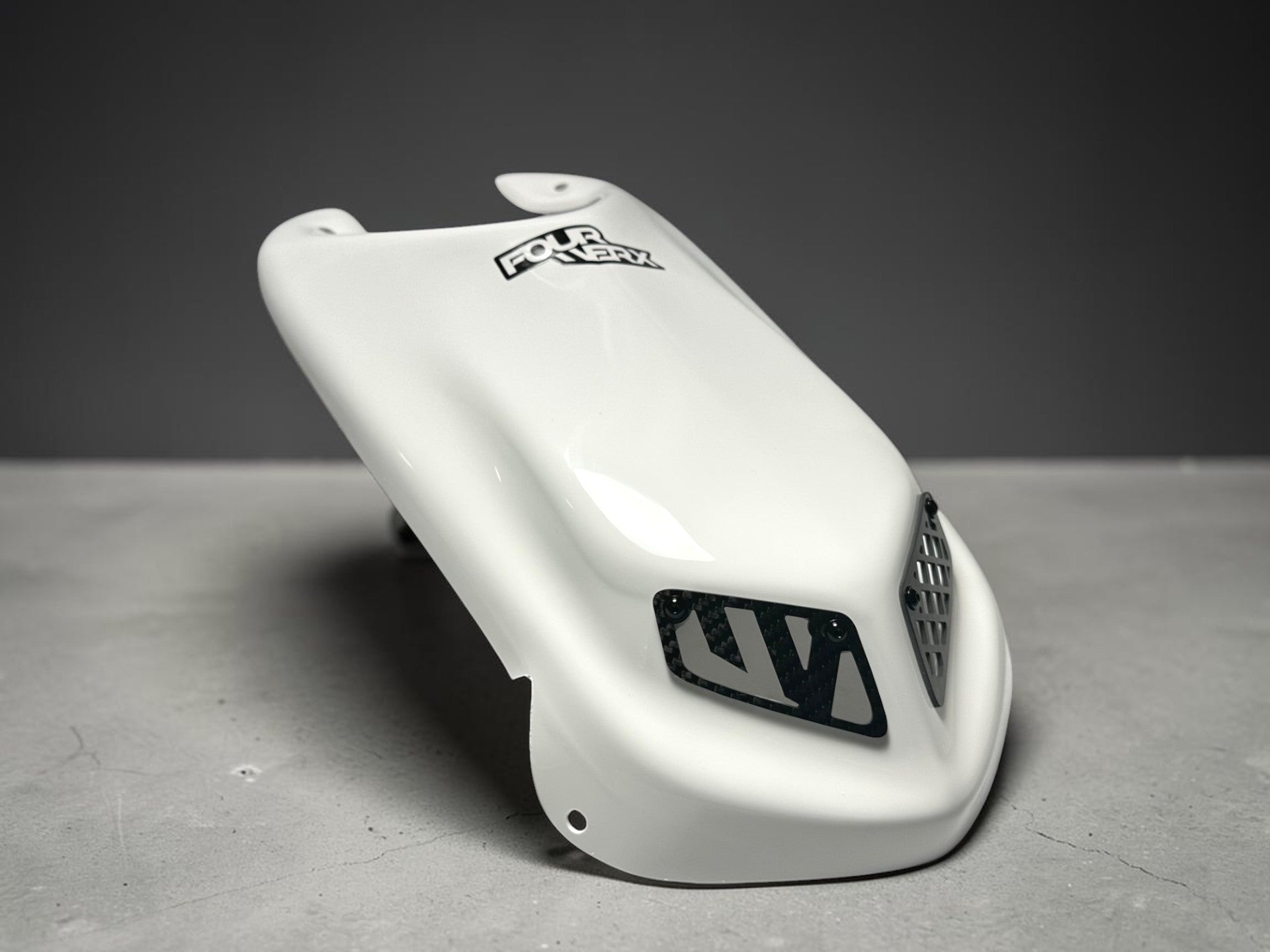 HONDA TRX90 A21 WHITE PLASTIC HOOD (2006+) – FourWerx Carbon