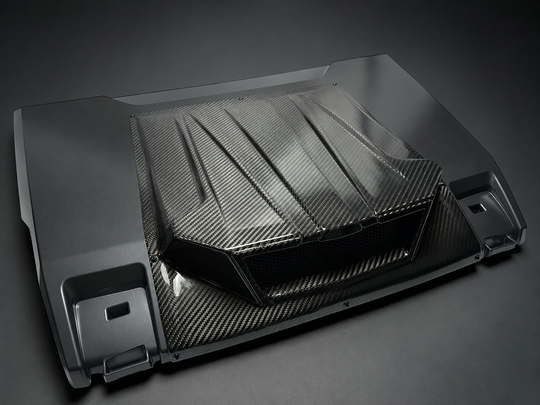 POLARIS XPEDITION CARBON FIBER HOOD SCOOP