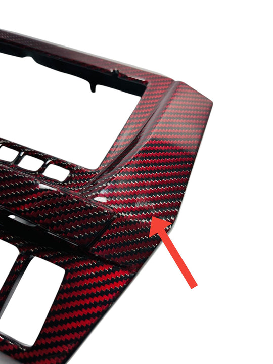 25-26 Polaris RZR Pro - Ride Command Surround - Red Weave - Blem