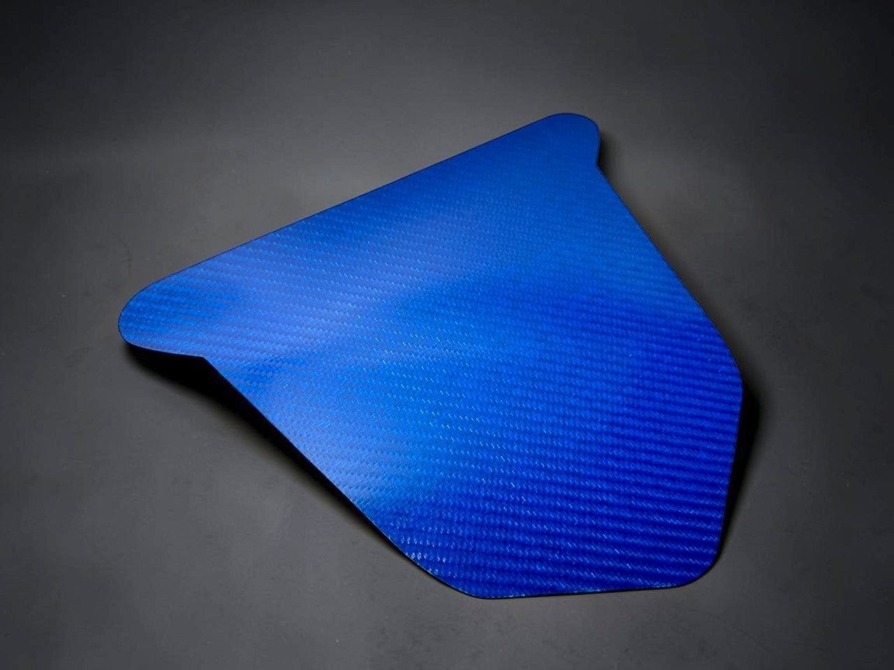 UNIVERSAL BLUE HYBRID CARBON FIBER REAR NUMBER PLATE – FourWerx