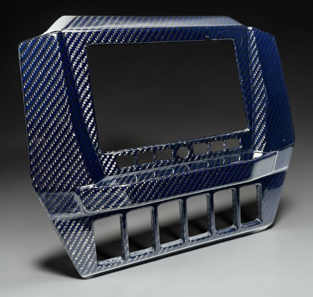 2025+ POLARIS RZR PRO XP / PRO S / PRO R - STANDARD RIDE COMMAND SURROUND - BLUE CARBON / KEVLAR