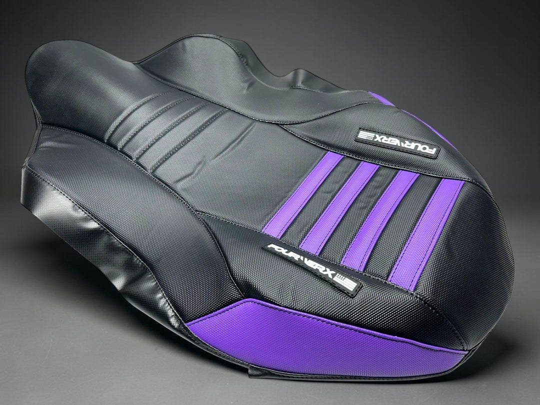 SUZUKI LTR450 BLACK / PURPLE GRIPPER