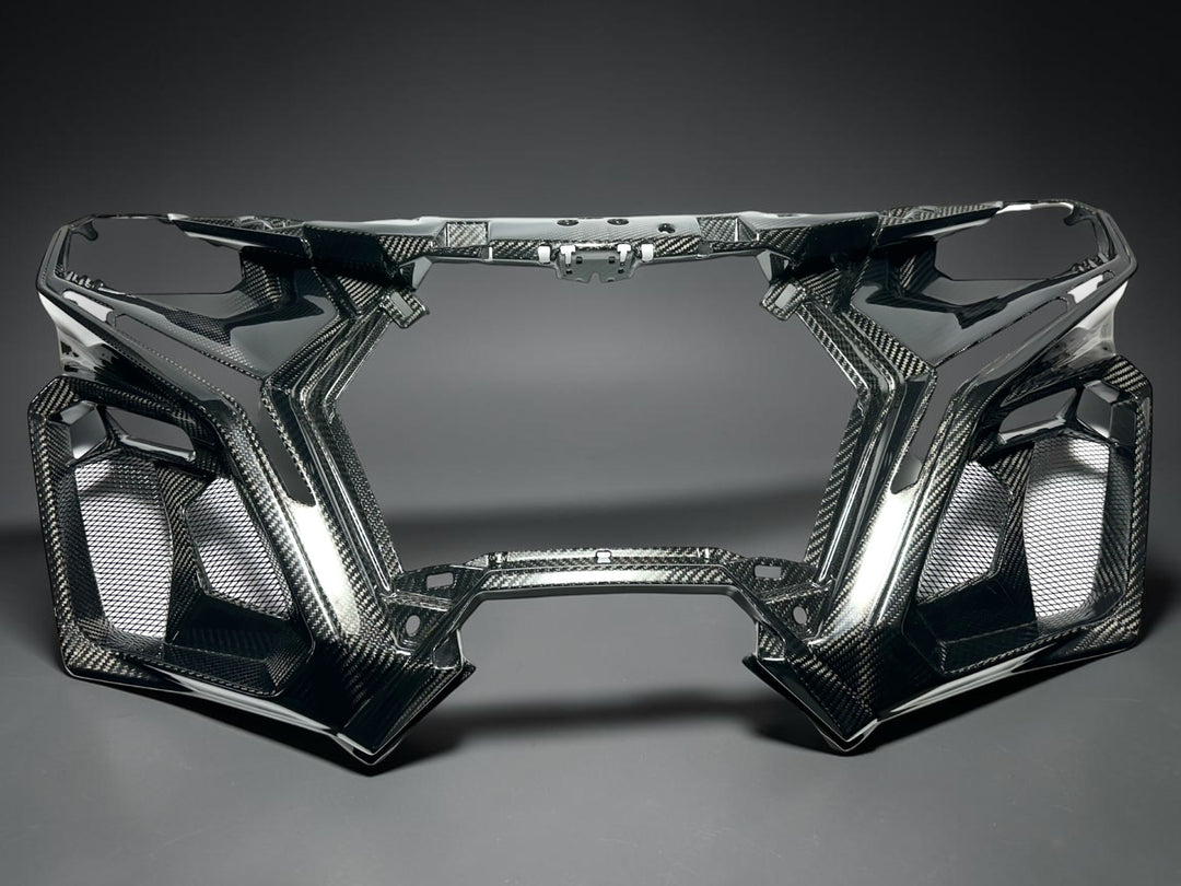 PRE-ORDER | CAN AM MAVERICK R CARBON FIBER FRONT FASCIA ( FULL )