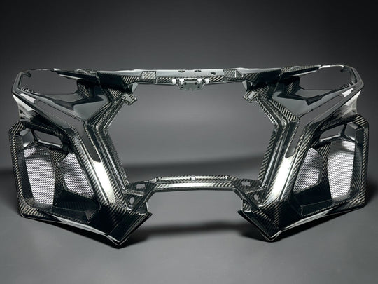 PRE-ORDER | CAN AM MAVERICK R CARBON FIBER FRONT FASCIA ( FULL )
