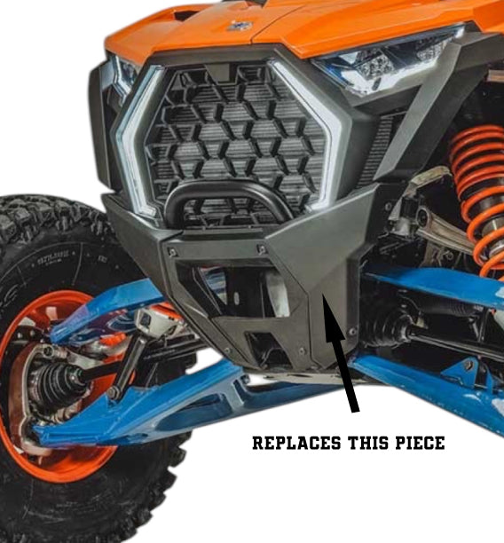 2025+ POLARIS RZR PRO XP / PRO S / PRO R - BUMPER TRIM PANEL - CARBON FIBER