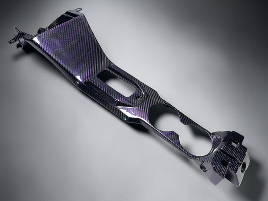 2020-2027 POLARIS RZR PRO XP / PRO R - CARBON FIBER FRONT CENTER CONSOLE ( FULL ) - LIMITED PURPLE WIRE