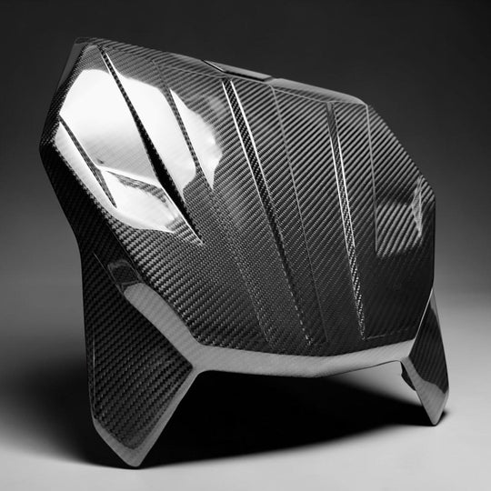 CAN AM MAVERICK R CARBON FIBER R24 CENTER HOOD - SMART SHOX ONLY