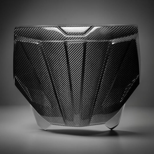 CAN AM MAVERICK R CARBON FIBER R24 CENTER HOOD - SMART SHOX ONLY